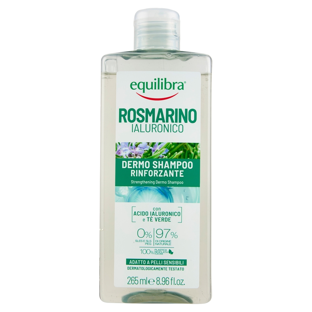 equilibra Rosmarino Ialuronico Dermo Shampoo Rinforzante 265 ml